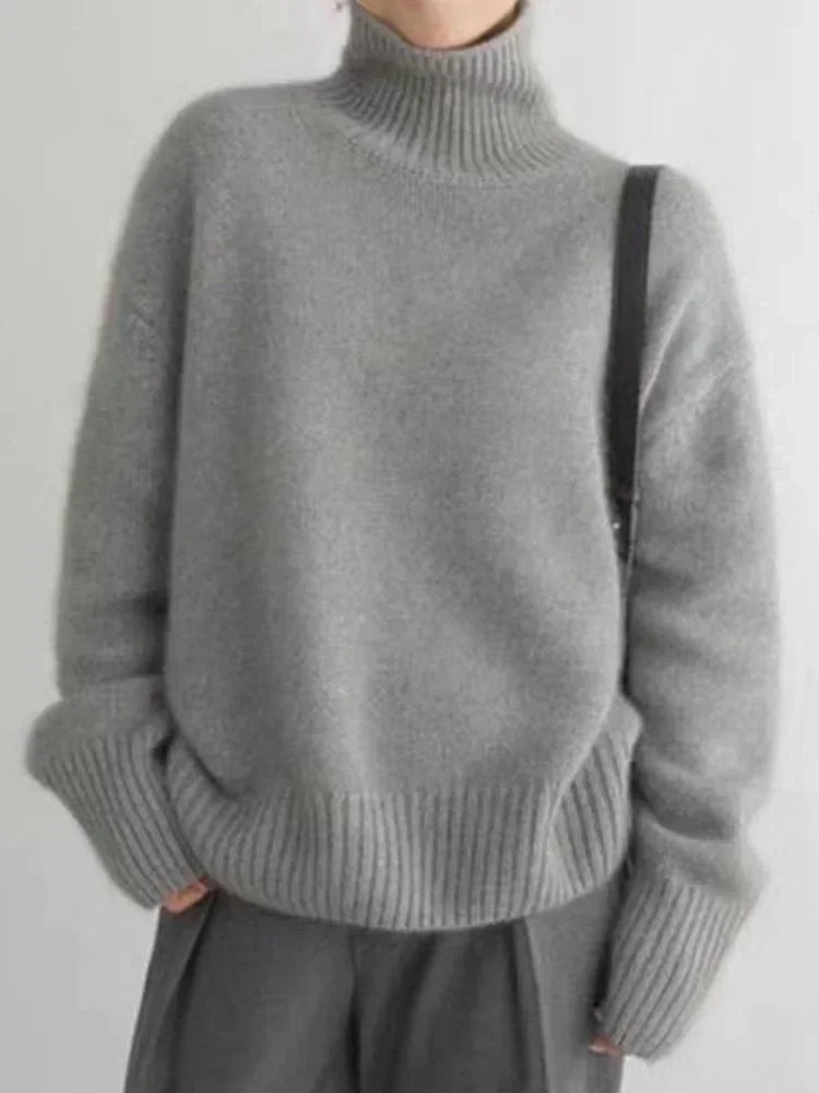 Elegancki Golf Z Długim Rękawem | Stylowy Sweter Z Golfem