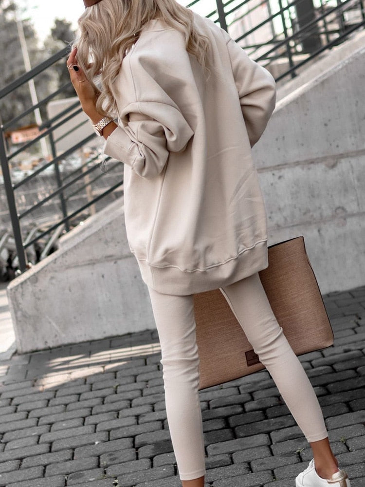 Damski Dres Dwuczęściowy | Oversize