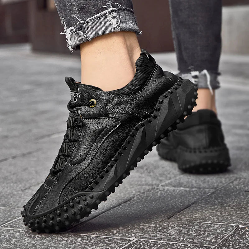 Męskie Zimowe Buty Trekkingowe | Sznurowane