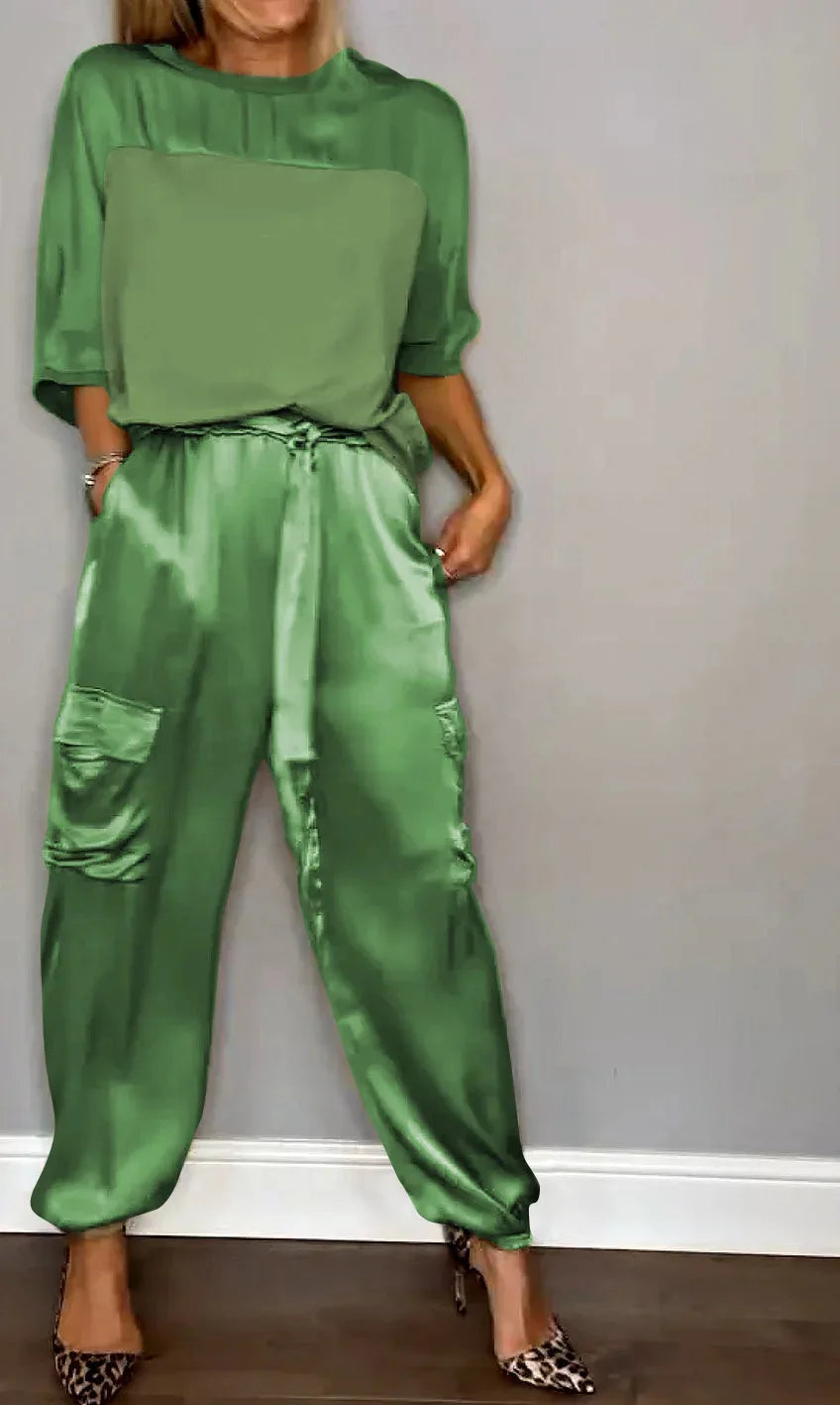 Dwuczęściowy Damski Komplet Loungewear | Kolorowy