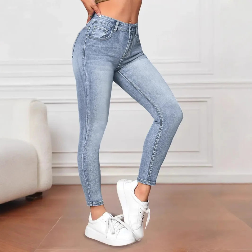 Damskie Jeansy Skinny | Wysoki Stan