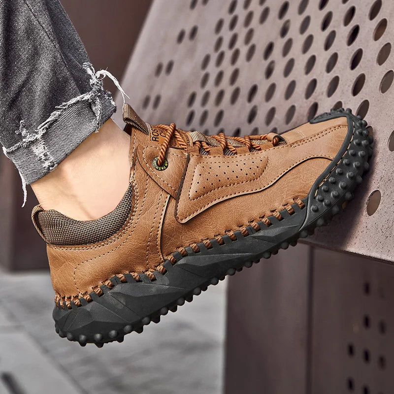 Męskie Zimowe Buty Trekkingowe | Sznurowane