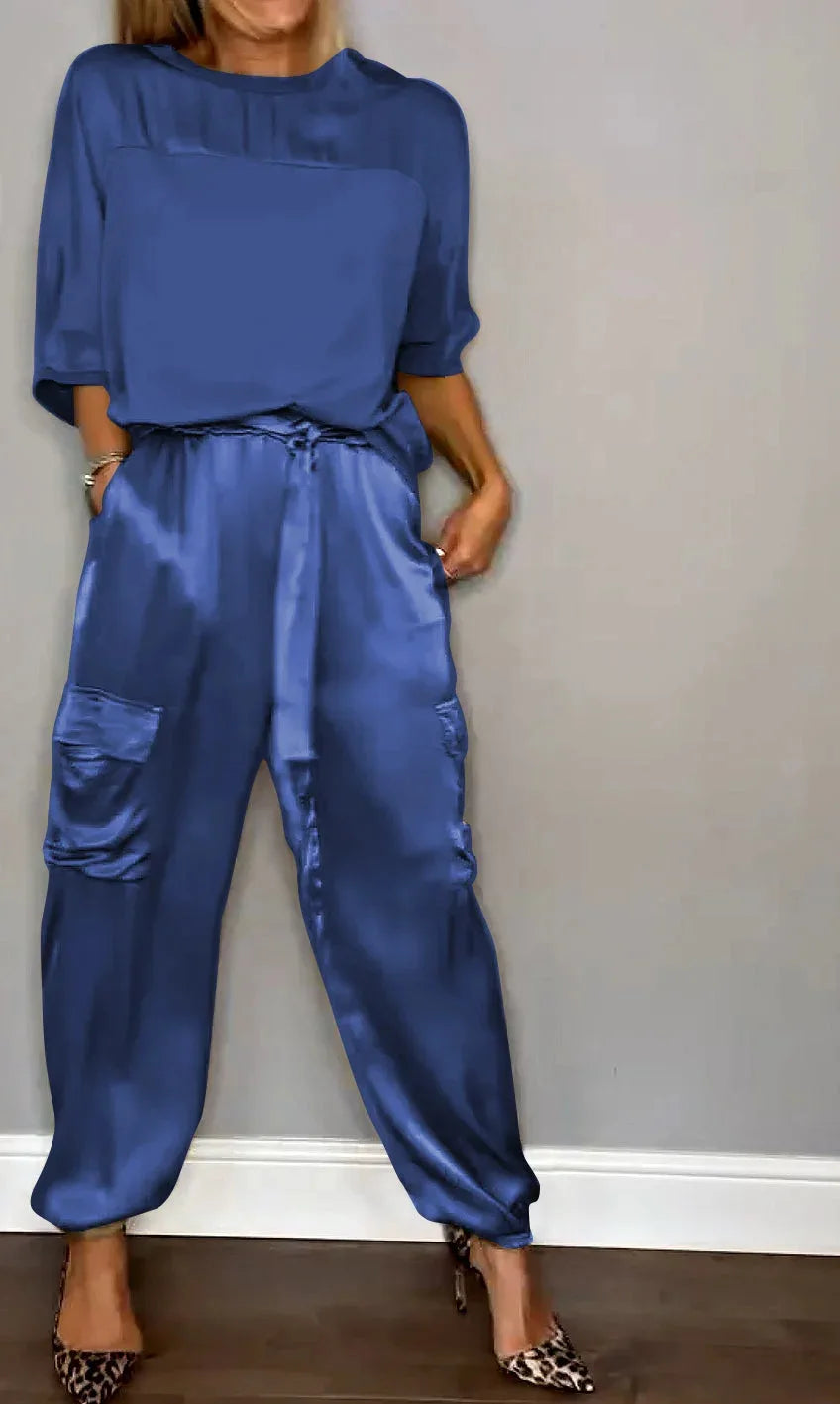 Dwuczęściowy Damski Komplet Loungewear | Kolorowy