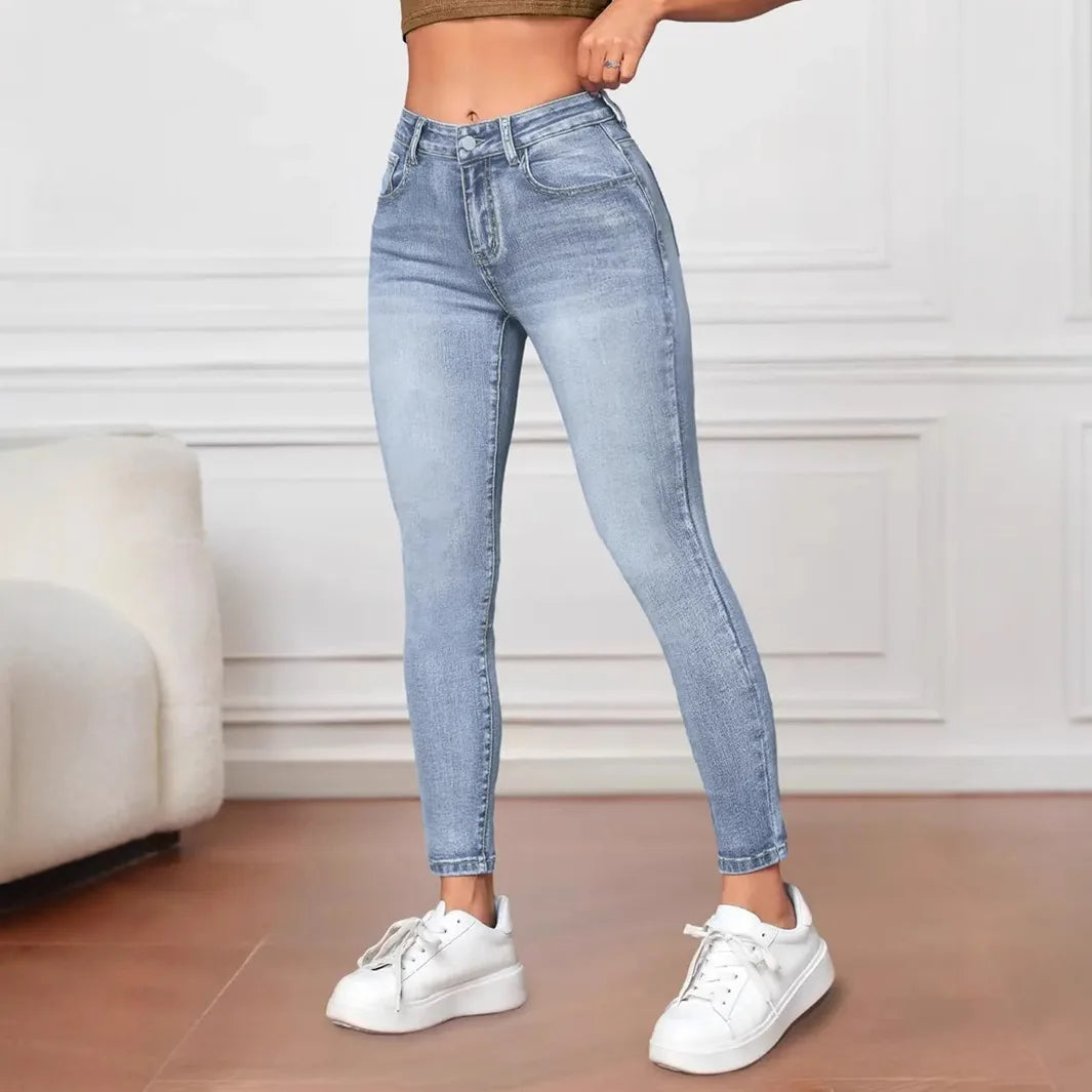 Damskie Jeansy Skinny | Wysoki Stan