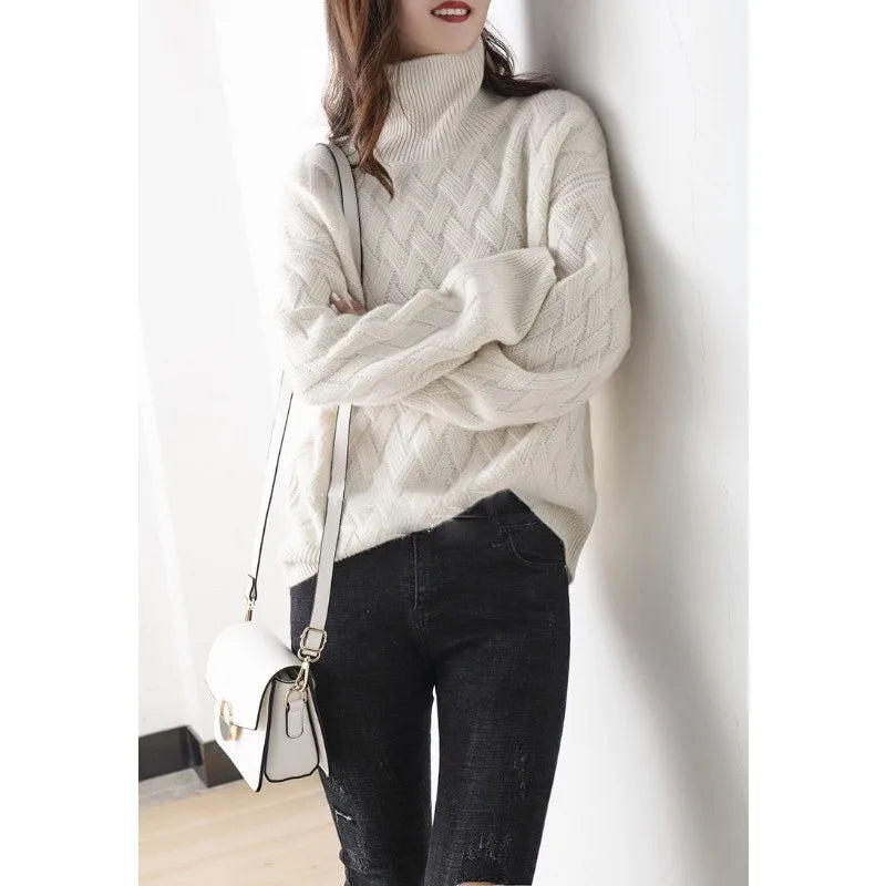 Sweter Damski W Kratę | Zimowy
