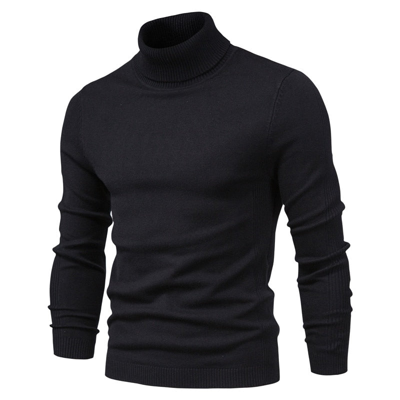 Sweter Męski Zimowy | Z Golfem