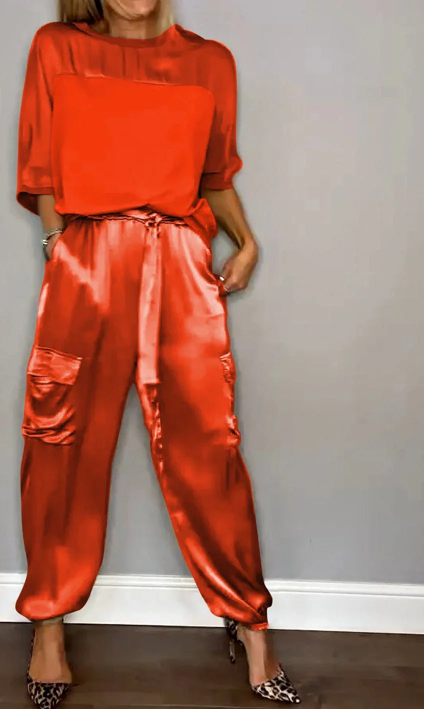 Dwuczęściowy Damski Komplet Loungewear | Kolorowy
