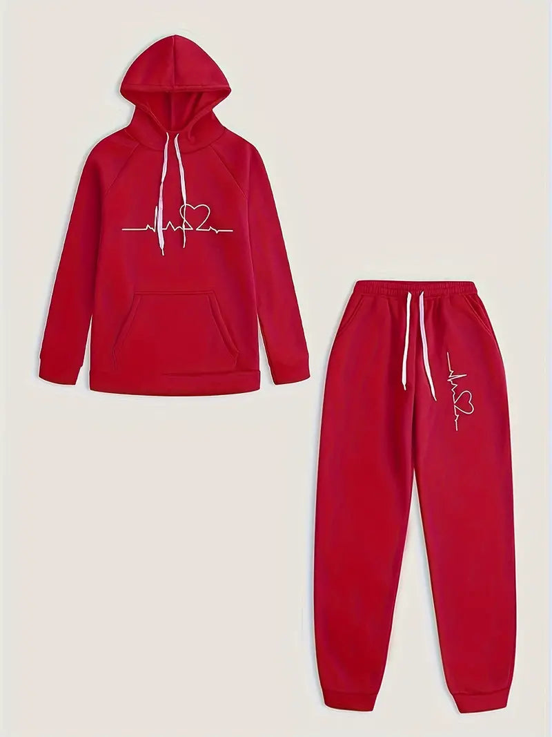 Damski Dres Dwuczęściowy | Komplet Z Nadrukiem