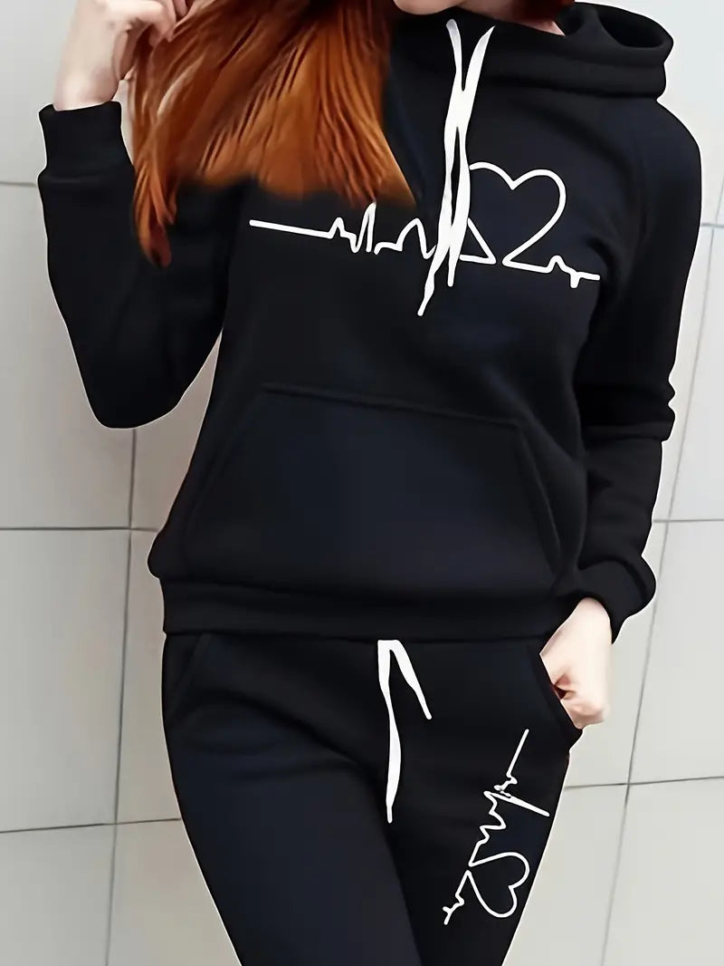 Damski Dres Dwuczęściowy | Komplet Z Nadrukiem