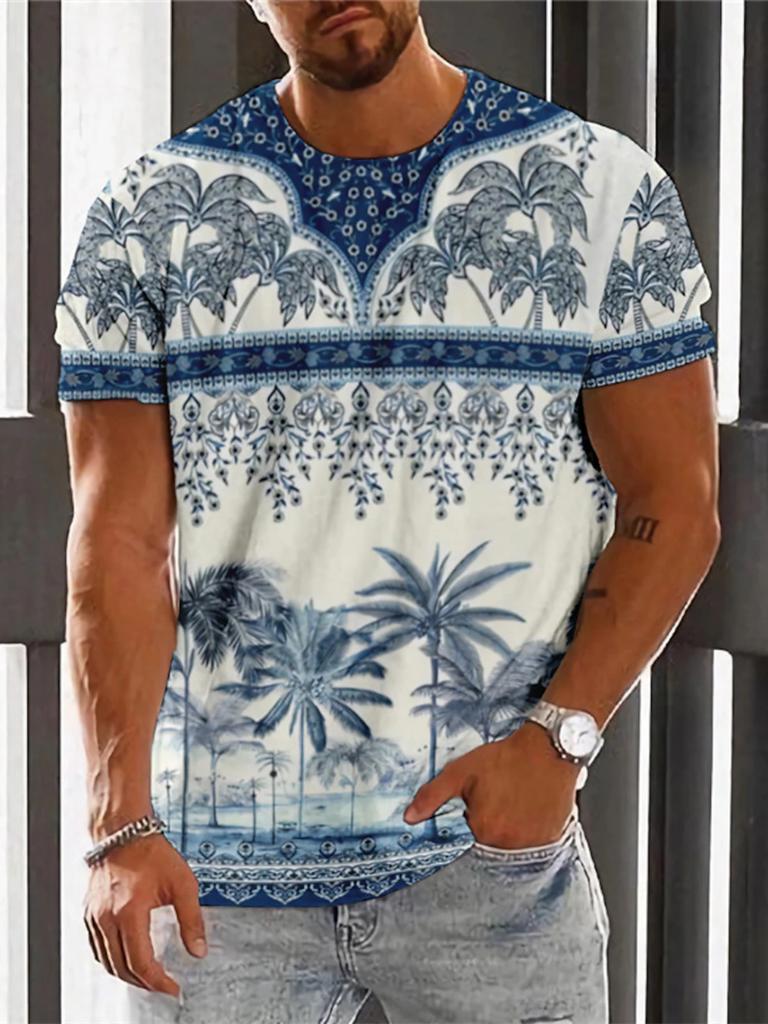 Klasyczna Męska Koszula Boho Letnia | Stylowa I Przewiewna Na Lato