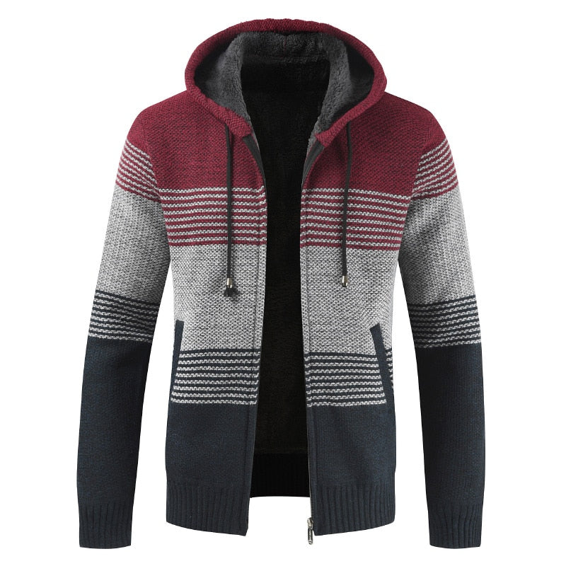 Bluza Męska Rozpinana | Z Kapturem