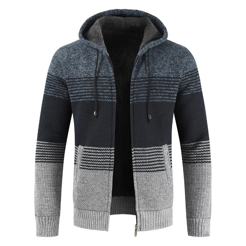 Bluza Męska Rozpinana | Z Kapturem