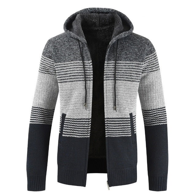 Bluza Męska Rozpinana | Z Kapturem