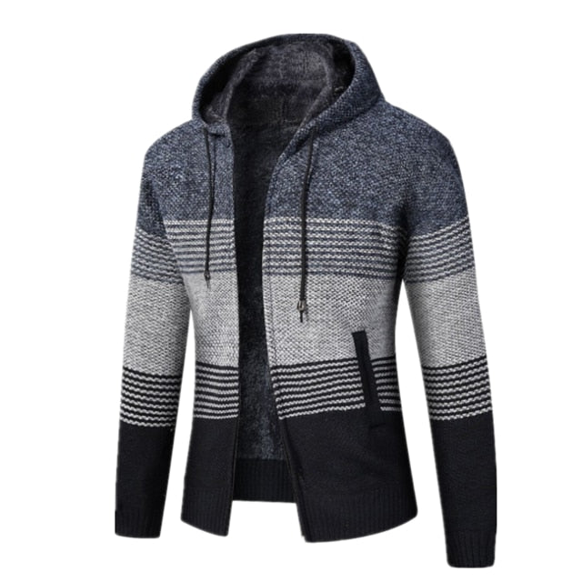 Bluza Męska Rozpinana | Z Kapturem