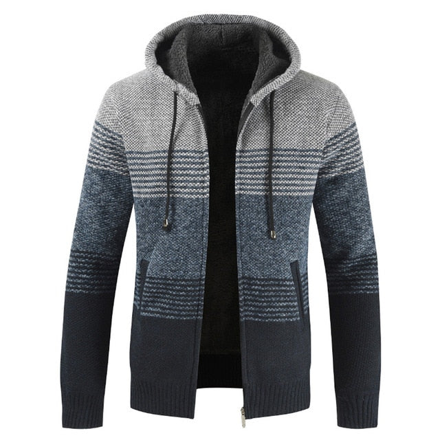 Bluza Męska Rozpinana | Z Kapturem