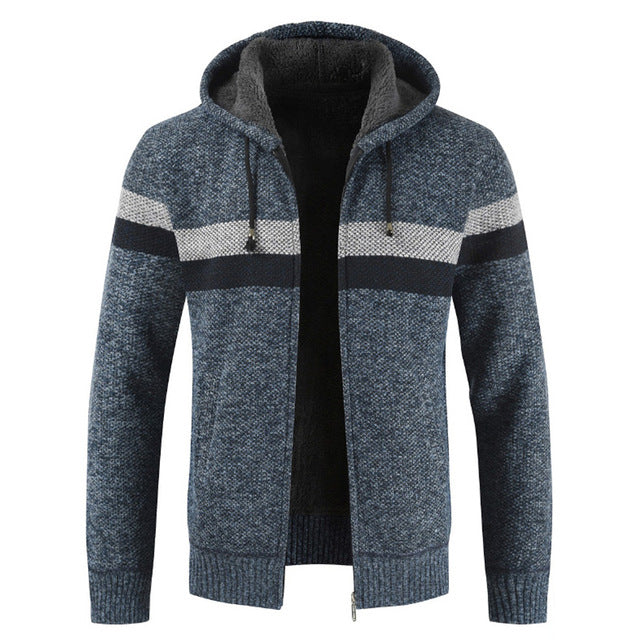 Bluza Męska Rozpinana | Z Kapturem