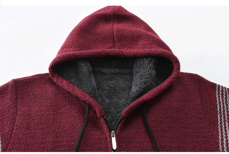 Bluza Męska Rozpinana | Z Kapturem