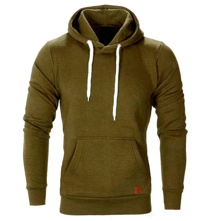 Bluza Męska Z Kapturem Zimowa | Z Kieszenią Kangurką