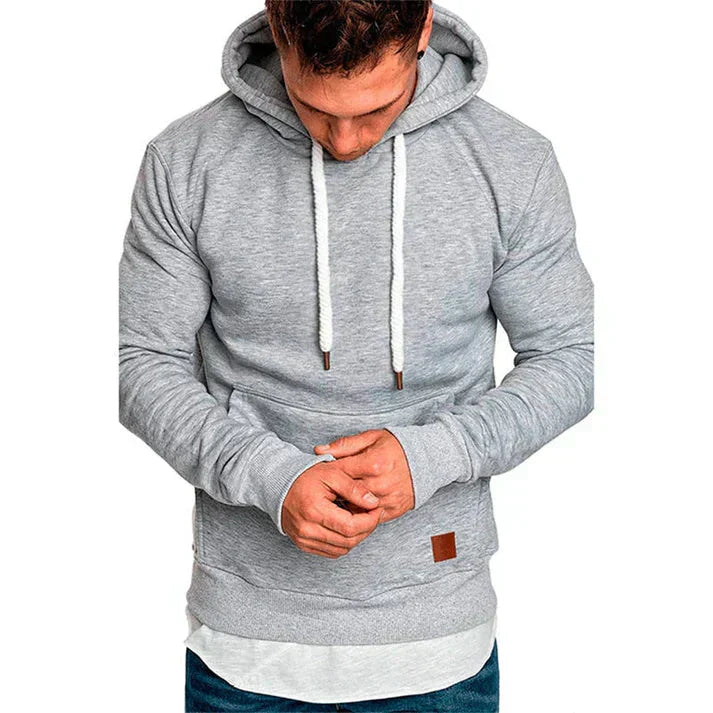 Bluza Męska Z Kapturem Zimowa | Z Kieszenią Kangurką