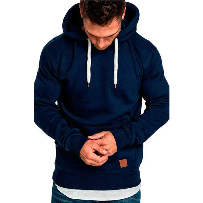 Bluza Męska Z Kapturem Zimowa | Z Kieszenią Kangurką