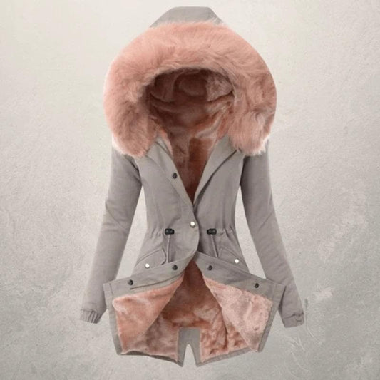 Damska Zimowa Parka | Kurtka Do Połowy Uda