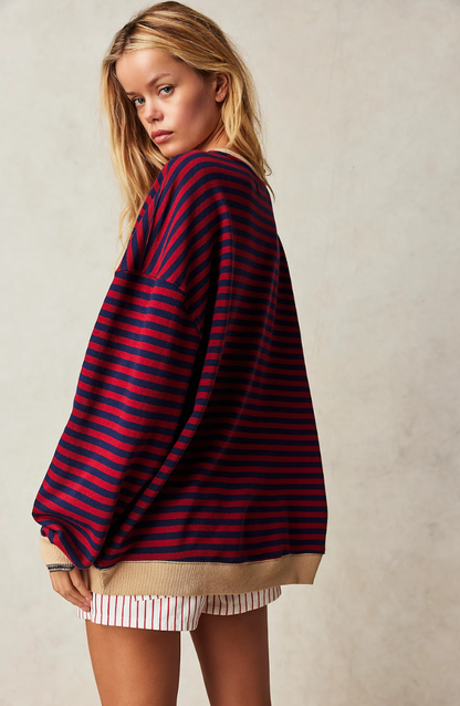 Sweter Damski Oversize  | Kolorowy
