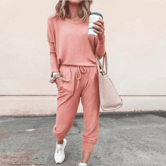 Damski Dwuczęściowy Komplet Loungewear | Luźny Krój