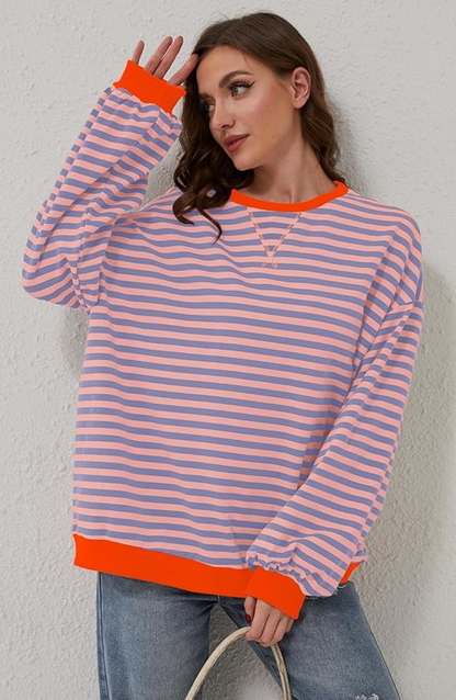 Sweter Damski Oversize  | Kolorowy
