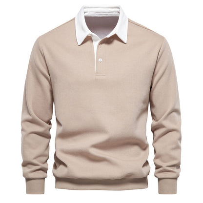 Sweter Polo Męski | Z Kołnierzem