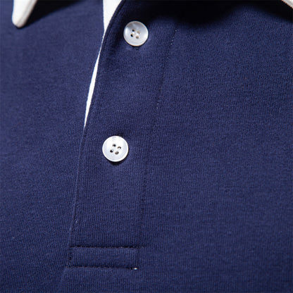 Sweter Polo Męski | Z Kołnierzem