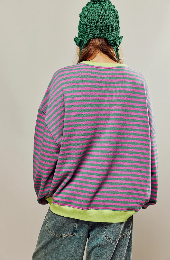 Sweter Damski Oversize  | Kolorowy