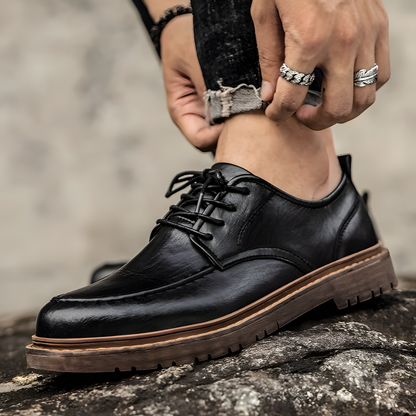 Formalne Męskie Buty Zimowe | Niskie
