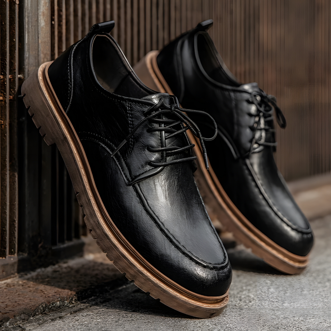 Formalne Męskie Buty Zimowe | Niskie