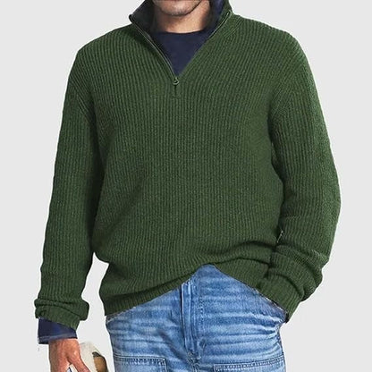 Sweter Męski Z Półgolfem | Zimowy