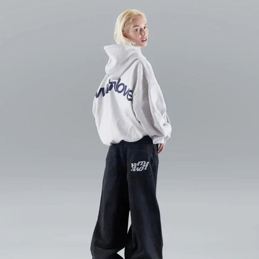 Damska Casual Sweter Oversize | Wyrazisty Modny Styl