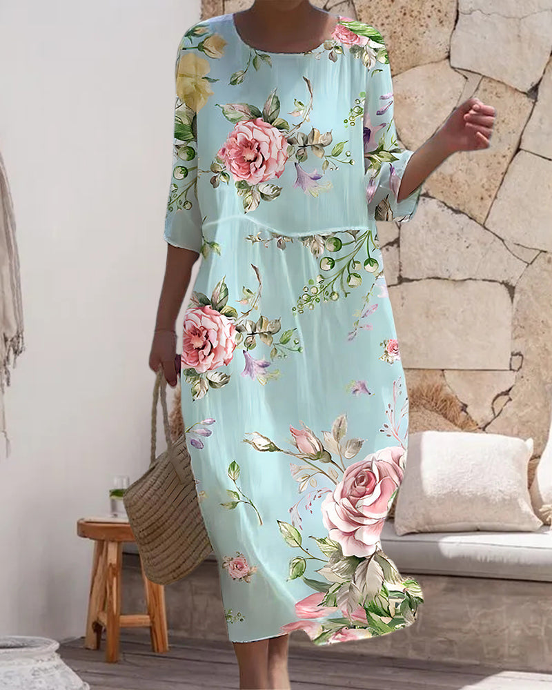 Elegancka Sukienka W Kwiaty | Kobiecy Styl Na Specjalne Okazje