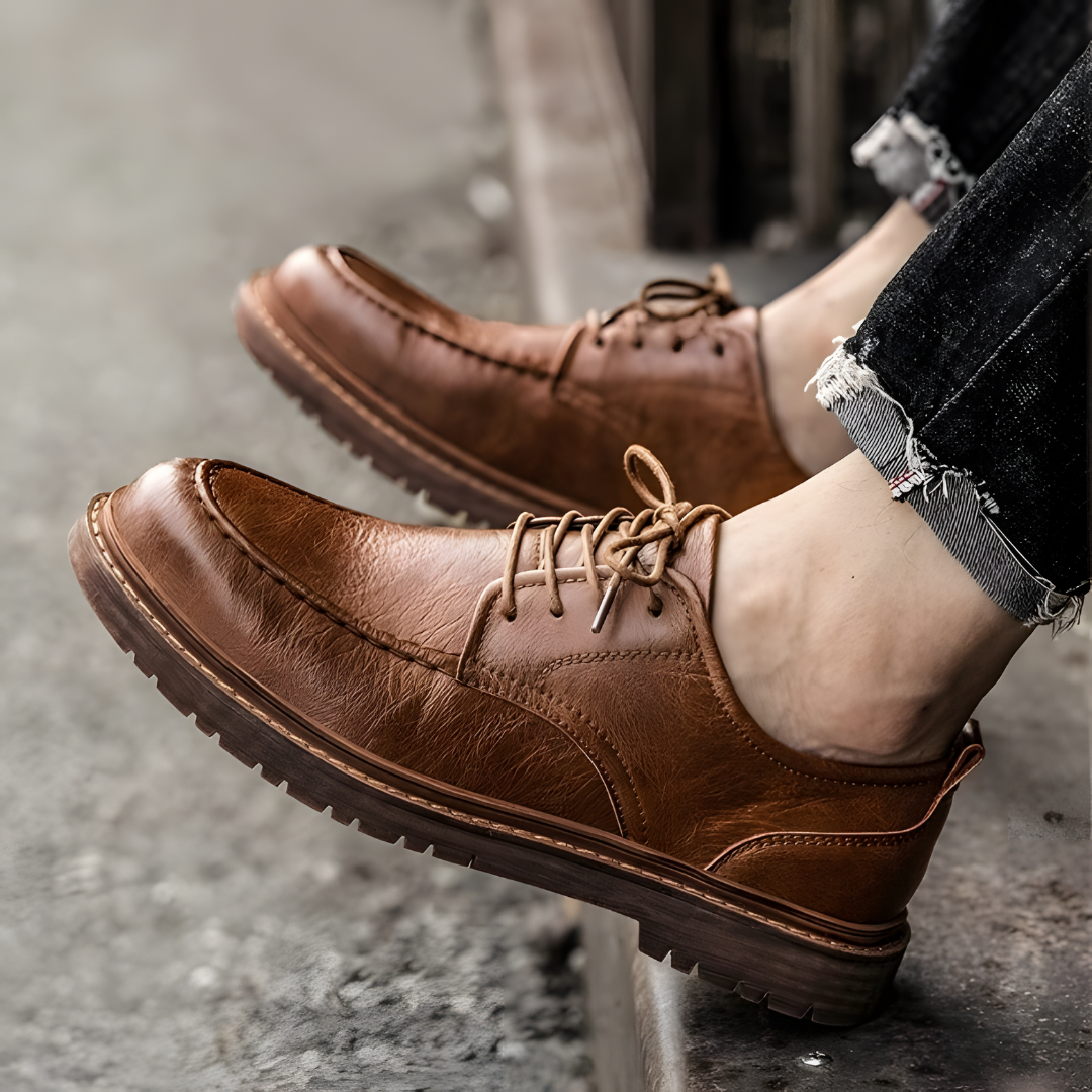 Formalne Męskie Buty Zimowe | Niskie