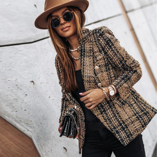 Stylowy Elegancki Marynarka | Klasyczny Modny Żakiet Na Co Dzień