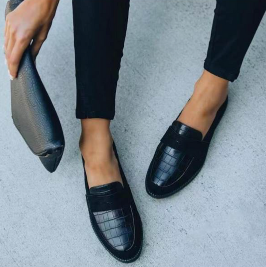 Damskie Płaskie Buty | W Kratę