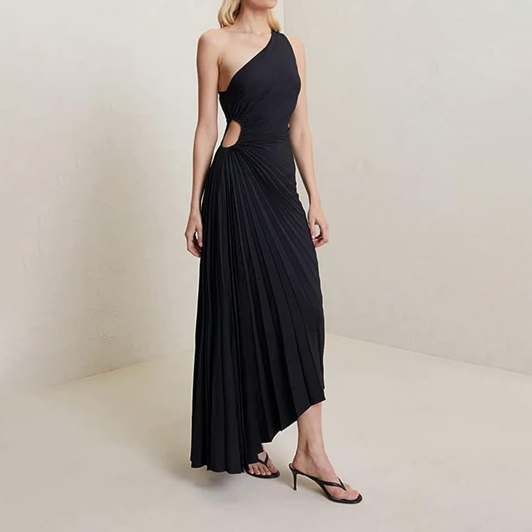 Suknia Maxi Damska Na Wesele | Plisowany I Elegancki Krój