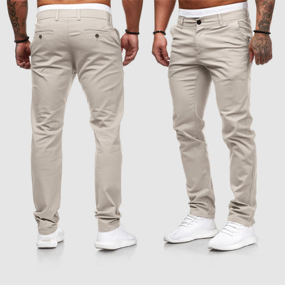 Męskie Spodnie Z Prostymi Nogawkami | Slim Fit