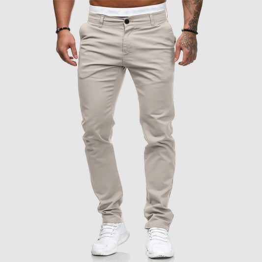 Spodnie Slim Proste Nogawki | Casual Eleganckie Spodnie Na Co Dzień