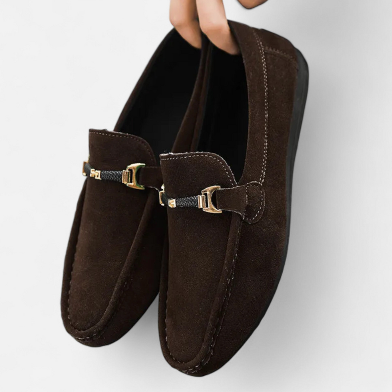 Sikora | Męskie Mokasyny Z Klamrą