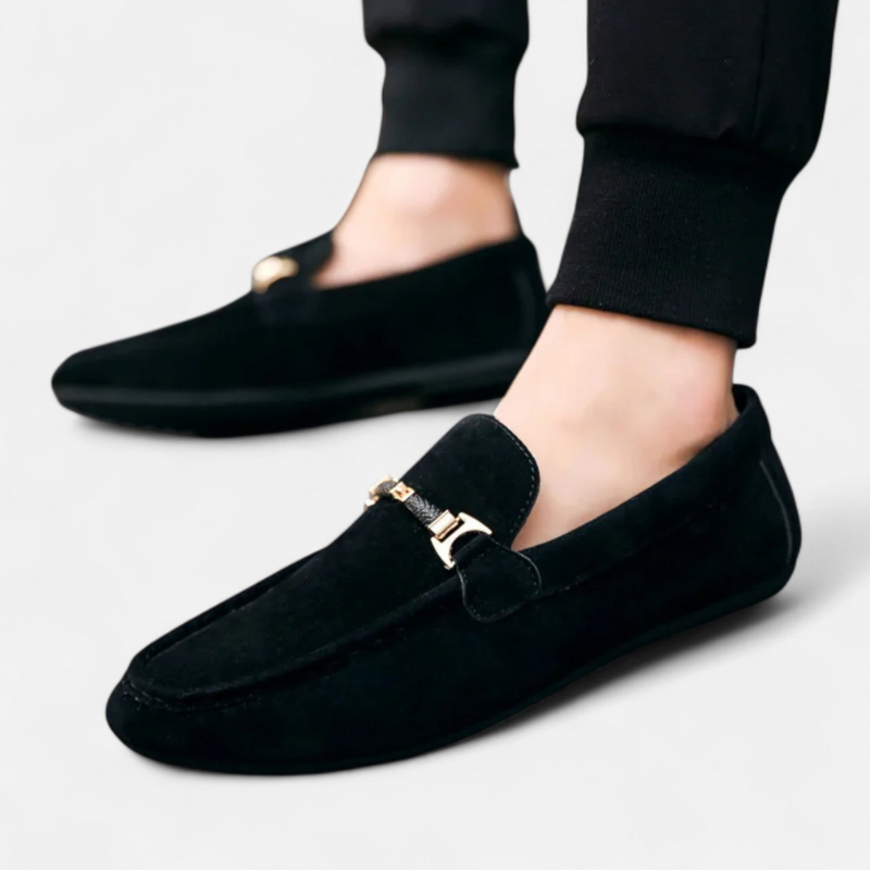 Sikora | Męskie Mokasyny Z Klamrą