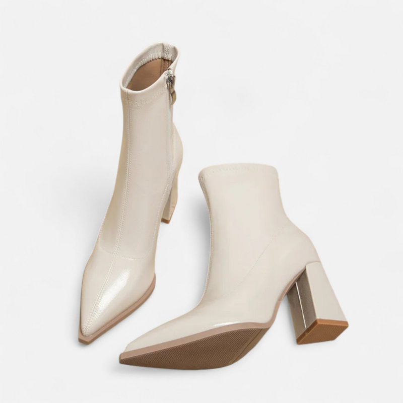 Sikora | Damskie Botki Z Noskiem W Szpic