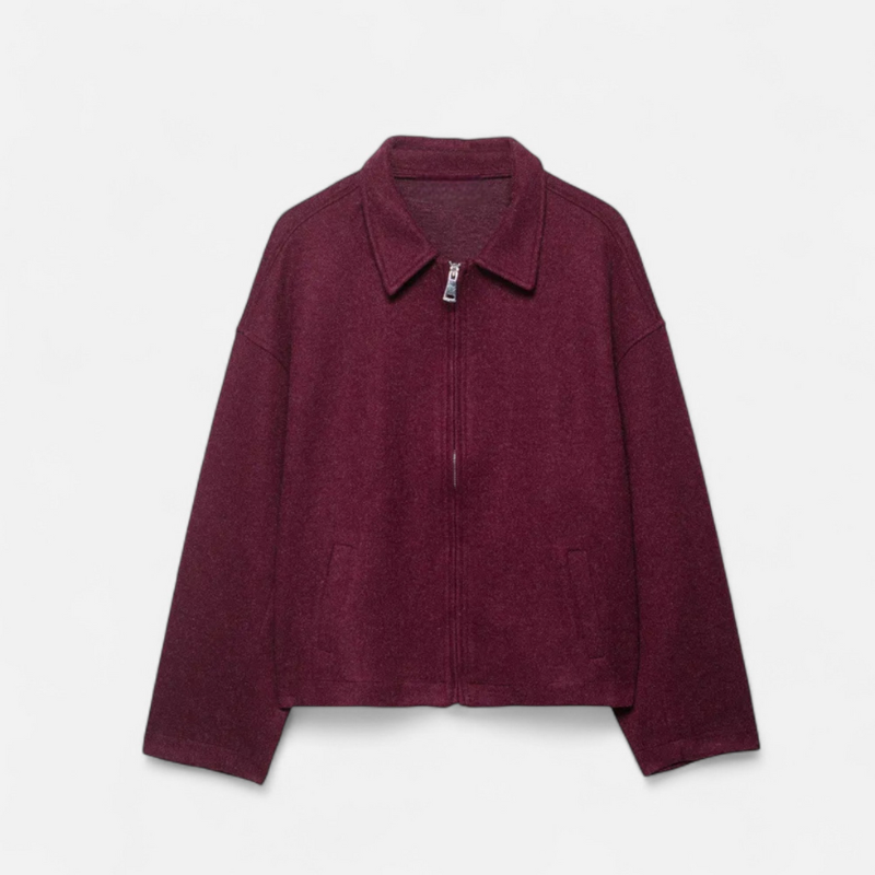 Sikora | Damska Kurtka Z Kołnierzem I Zamkiem