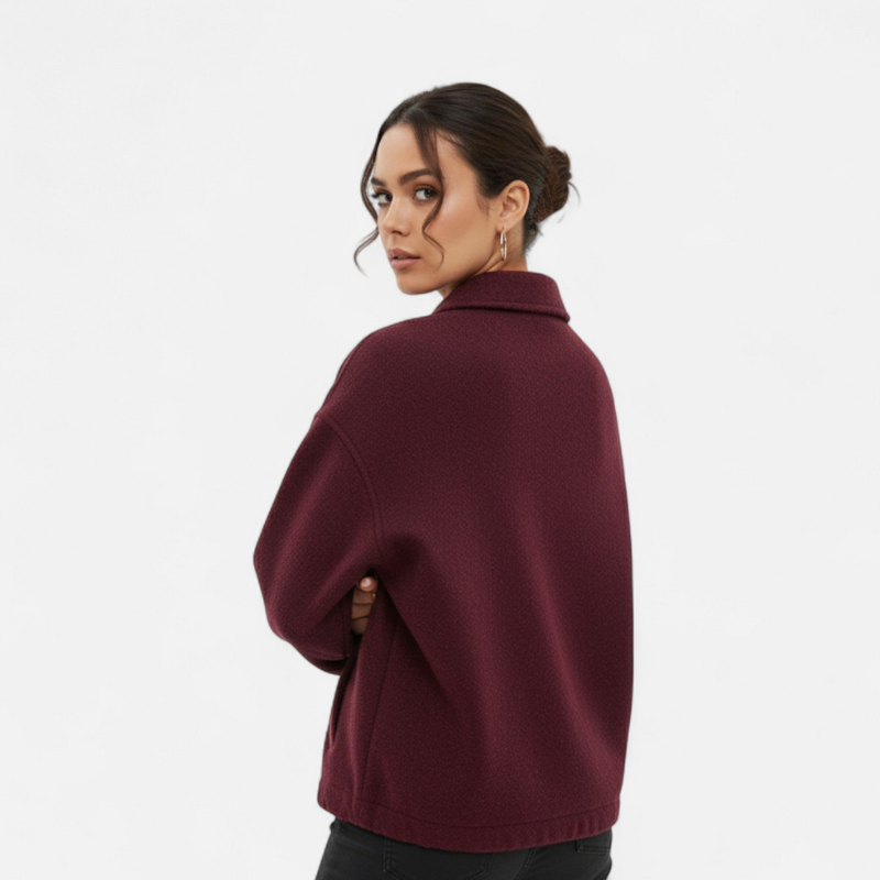 Sikora | Damska Kurtka Z Kołnierzem I Zamkiem