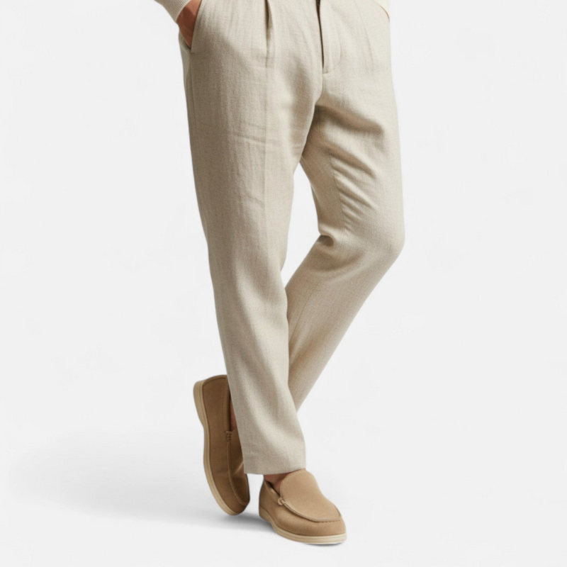 Sikora | Zamszowe Męskie Mokasyny Wsuwane