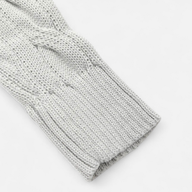 Sikora | Męski Sweter Dzianinowy Z Półgolfem Na Zamek