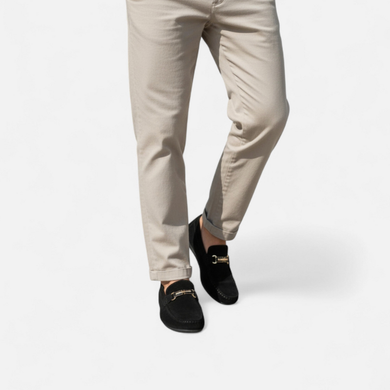 Sikora | Męskie Mokasyny Z Klamrą